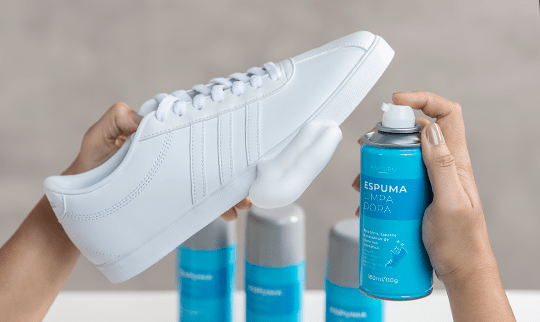 produto para limpar tenis branco de couro